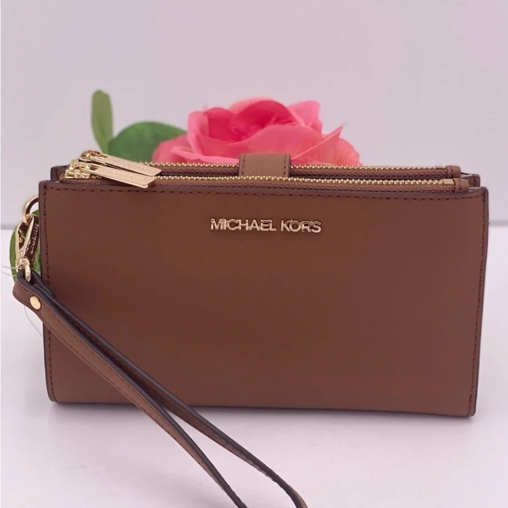 Michael Kors DoubleZip Wallet Wristlet Luggage